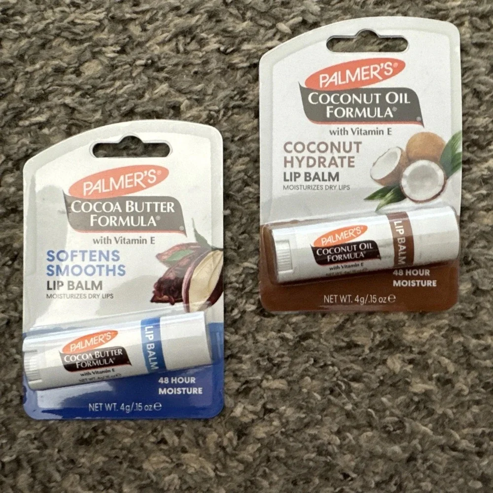 1 Palmer's Cocoa Butter AND 1 Palmer's Coconut Oil Lip Balm SPF 15 & Vitamin E